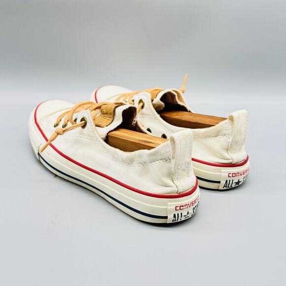 Converse Shoes Womens 7 White Chuck Taylor All Star Shoreline Low Top Sneakers - Picture 6 of 12